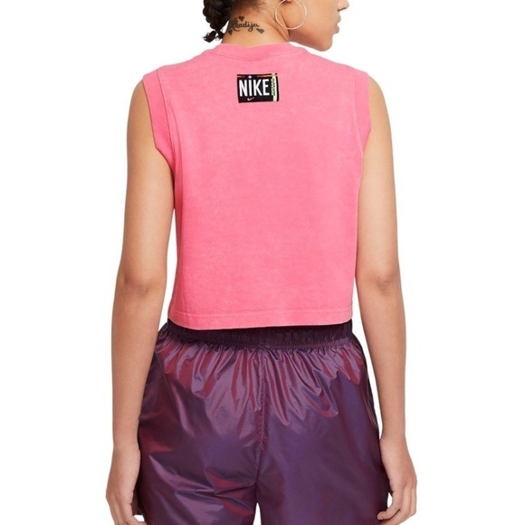 NWT Nike Women’s Sportswear Washed Cropped Tank Top - Picture 3 of 8